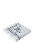 Kunstindustrien Musselmalet Lunch Napkins, 40X40, 20 Pce Vit