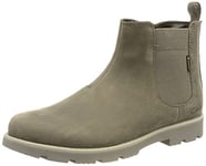 Clarks Heath Sea Gore-Tex Kid Leather Boots In Dark Grey Wide Fit Size 12