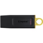 KINGSTON DataTraveler® Exodia 128GB USB-minne - Med skyddskåpa och nyckelringar