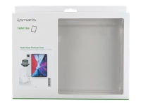 4smarts Hybrid Premium - Baksida för mobiltelefon - polykarbonat, termoplastisk polyuretan (TPU) - transparent - för Apple 10,9-tums iPad Air (4:e generationen, 5:e generationen)