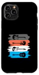 iPhone 11 Pro Electric And Acoustic Guitars Within Paint Brush Strokes Case