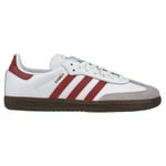 adidas Original Samba OG - Vit/Röd/Grå - adidas Originals, storlek 44⅔