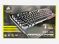 Corsair K65 RAPIDFIRE CherryMX Speed ??RGB COMPACT- Japanese Gaming Keyboard -