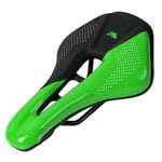 NJXM Gel bicycle seat bicycle saddle hollow Ergonomic Soft shock-resistant and breathable mountain bike saddle for bike racing bikes Most bicycles,Green