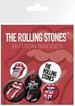 Pin Badge Pack - Musik - The Rolling Stones - Lips