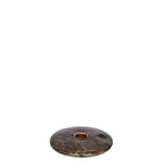 UYUNI Chamber Ljusstake Marmor 11,6x2 cm Brun