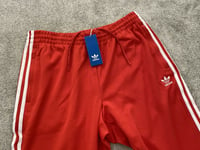 Mens Adidas Originals Sst Superstar Bottoms Pants Gym Casual Retro Edtn Red