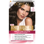 L'Oréal Paris Excellence Crème Permanent Hair Dye (Various Shades) - 3 Natural Darkest Brown