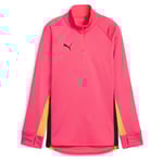 PUMA Träningströja IndividualBlaze 1/4 Blixtlås Forever Faster - Rosa/PUMA Svart Dam, storlek Large