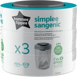 Tommee Tippee Simplee  Refills, Pack of 3 (Compatible with Simplee  Bin Only)