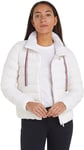 Tommy Hilfiger Women Down-filled Jacket Packable Padded Winter, White (Th Optic White), S