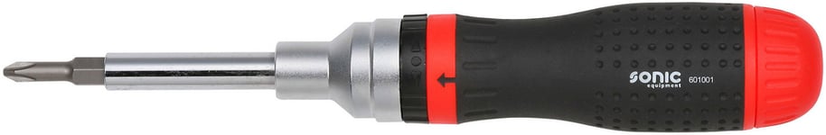 Spärrskruvmejsel PH, PZ, Spår, Torx & Insex 8 Bits I Skaftet Sonic