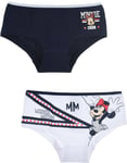 Disney Minnie Mouse Trusser, White/Navy, 10-12 år