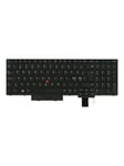 Thinkpad Keyboard T580/P52S Nordic - Bærbar tastatur - til udskiftning - Nordisk - Sort