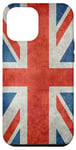 iPhone 14 Pro Max UK Union Jack Flag in vintage retro style Case