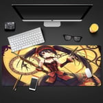 DATE A LIVE XXL Gaming Mouse Pad - 900 x 400 x 3 mm – extra large mouse mat - Table mat - extra large size - improved precision and speed - rubber base for stable grip - washable-2_900x400