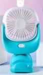 NOBRAND The new portable rechargeable small fan usb desktop fan Handheld (Color : White)