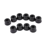 10 st 21 mm x 15 mm svarta koniska infällda gummifötter stötfångare P 0 0