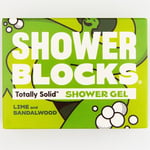 Shower Blocks Solid Shower Gel Lime & Sandalwood - 100g