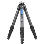 Leofoto - Ranger - Carbon Tripod with Leveling Base - Legs adjustable in 3 Angles - Ideal for Panorama Work and Videographers - LS-365CEX