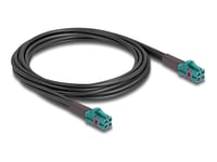 Delock - Antennkabel - Mini Fakra Z Connector (Hane) Till Mini Fakra Z Connector (Hane) - 1 M - Ral 5021, Vattenblå