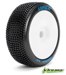 LOUISE RC WORLD LT3194VW Däck & Fälg B-VIPER 1/8 Buggy Super Soft Vit (2)