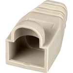 Grommet for RJ45 Plugg med låsebeskyttelse, beige (pose med 100 stk.)