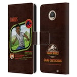 JURASSIC WORLD: CAMP CRETACEOUS CHARACTER ART LEATHER BOOK CASE FOR MOTOROLA