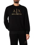 Armani ExchangeLogo Graphic Sweatshirt - Black