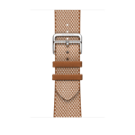 Apple Watch Hermès – Toile H Simple Tour i Gold/Écru, 46 mm