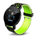 XSHIYQ Smart Bracelet Heart Rate Smart Watch Man Wristband Sports Watches Band Waterproof Android With Alarm Clock 44.6 * 11.6mm 119green