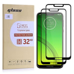 32nd Screen Protector, [Bubble Free Installation], Tempered Glass Screen Protector for Motorola Moto G7 Power [2 Pack]
