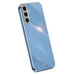 XINLI Samsung Galaxy A16 Skal med guldram - Blå