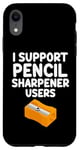 Coque pour iPhone XR I Support Taille-crayon Manuel Rotatif Utilisateurs Graphite
