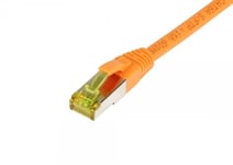 Patchkabel Rj45 Cat6a 500Mhz 10M Orange Sstpsftp Tpelszhultraflex Awg26 Mit Cat7 Rohkabel Synergy 21