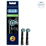 Oral-B Cross Action Black Edition 2 Spare Heads for Electric Toothbrush