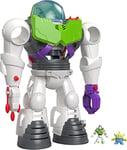 Imaginext Disney Pixar Toy Story 4, Coffret Robot Buzz l’Éclair avec Mini-Figurines Buzz et Allien incluses, Emballage fermé, Jouet pour Enfant, GLK18, Multicolour