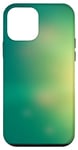 Coque pour iPhone 12 mini Vert clair Brume jaune dégradé