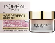 L’Oreal Paris Face Moisturiser, Age Perfect Golden Age Day Cream, [50ml]