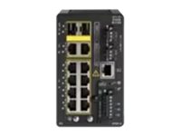 Cisco Catalyst IE3100 Rugged Series - Switch - 8 x 10/100/1000 + 2 x kombo Gigabit - DIN-skinnemonterbar