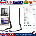 Universal Top TV Table Stand Leg Mount LED LCD Flat Screen 14-65 inch TV Bracket