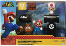 Super Mario 2.5 Inch Figures Acorn Plains Multi-Pack Brand New