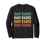 Vintage Ham Radio Operator Dad Grandpa Long Sleeve T-Shirt
