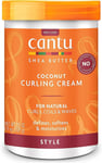 Cantu Shea Butter for Natural Hair Coconut Curling Cream, Salon Size, 25 oz May