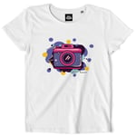 Teetown - T Shirt Femme - Graphic Photo - Polaroid Kodak 90's Apn Instagram Canon Argentique - 100% Coton Bio
