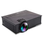 LUFKLAHN Mobile Phone Wireless WIFI Same Screen Projector, Home LED HD 1080P Projector (Size : UK)