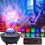 Star Light Projector,10 Colors Changing Night Lights Projector Lamp with Remote Control Bluetooth Speaker and Timer for Parties,Home Theatre,Christmas,Kids Gifts and Home Decor