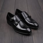 TLB double monk strap black EU41 / UK7 - seconds