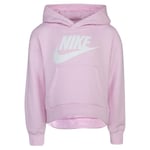 Nike Club Fleece High Low, A9y Pink Foam, 2-3 Ans