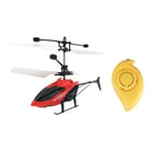 Rouge avec contrôle - Mini Drone Radiocommandé, Hélicoptère À Suspension, Jouet Pour Enfants, Lumière Led, Té